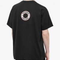 BURBERRY Black Archway Embroidered Circle Logo Мъжка Тениска size S и M, снимка 7 - Тениски - 37901256