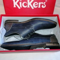 Стилни мъжки обувки от естествена кожа KicKers №46, снимка 11 - Официални обувки - 28473179
