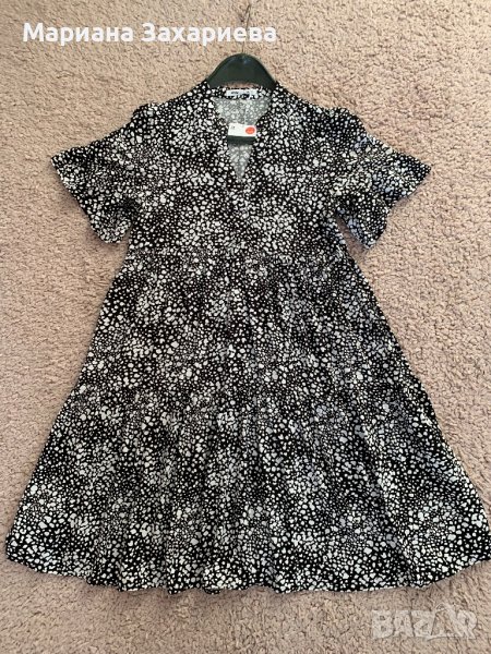 Разкроена рокля, размер XS-S, нова с етикет, снимка 1
