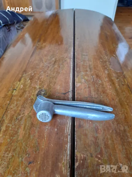 Стара алуминиева преса за чесън #12, снимка 1