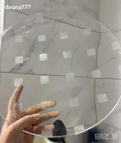 Витринна, голяма стъклена купа/ поднос  За торта/ сладкиши, снимка 1