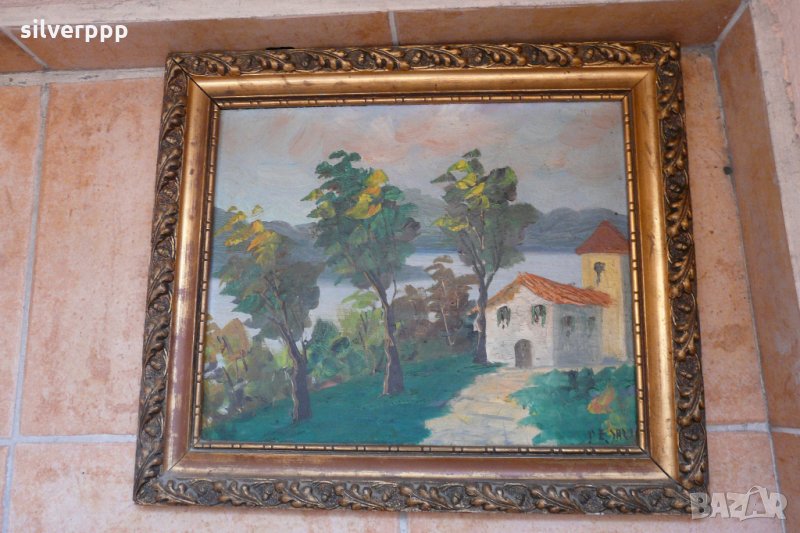  Стара картина масло / фазер - 1 , снимка 1