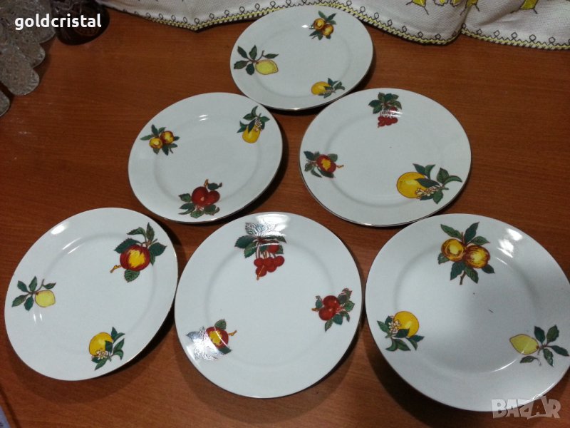 Стар български порцелан чинии , снимка 1