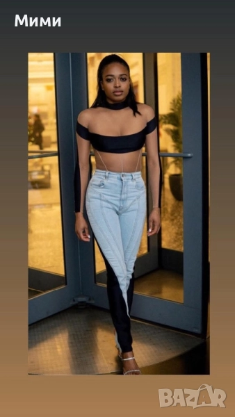 Дамски дънки MUGLER, снимка 1