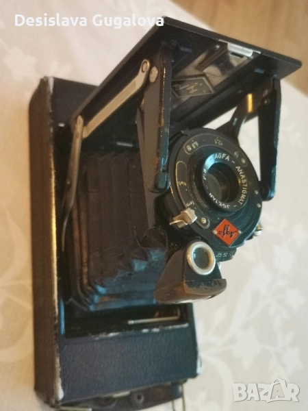 Сгъваема ретро камера Agfa anastigmat jgestar, снимка 1