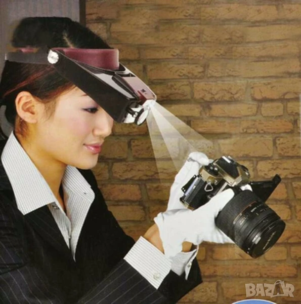 Комплект нови увeличителни лупи с различни диоптри и LED осветление, снимка 1