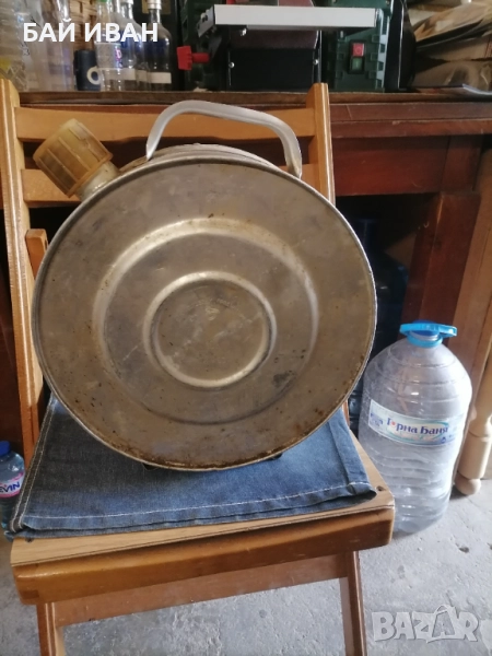 СТАРА РУСКА АЛУМИНИЕВА ТУБА ЗА ГОРИВО , снимка 1