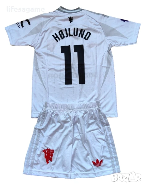 Детски футболен екип Манчестър Юнайтед Расмус Хойлунд Manchester United комплект, снимка 1