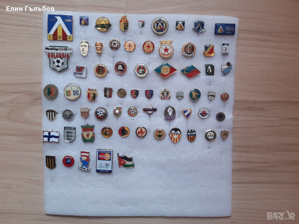 Колекционерски футболни значки, снимка 1