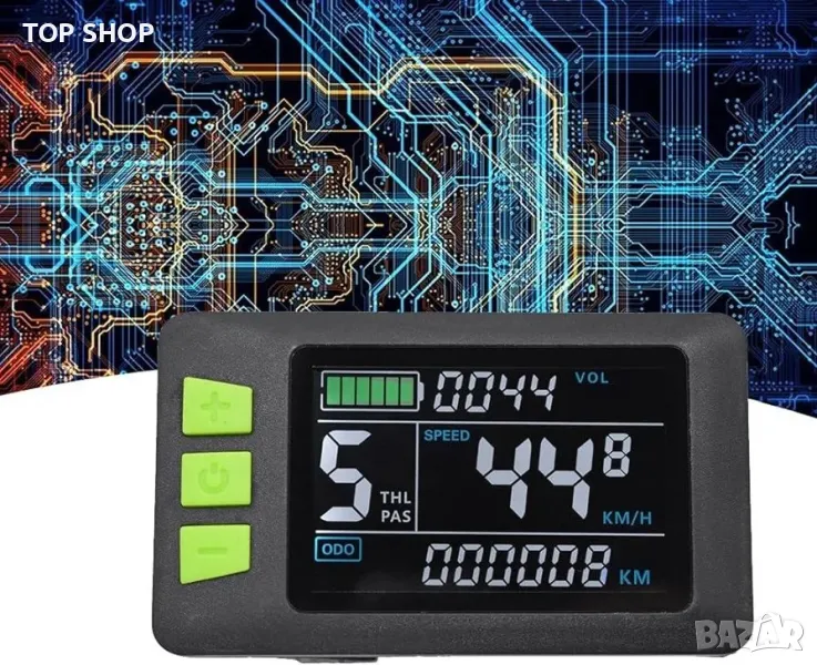 Docteur P3C LCD дисплей Табло Цветен екран  36V, снимка 1