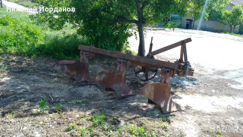 Селскостопански плуг за оране 3х45, снимка 1