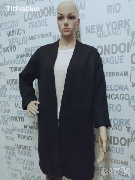 Черно манто S, снимка 1