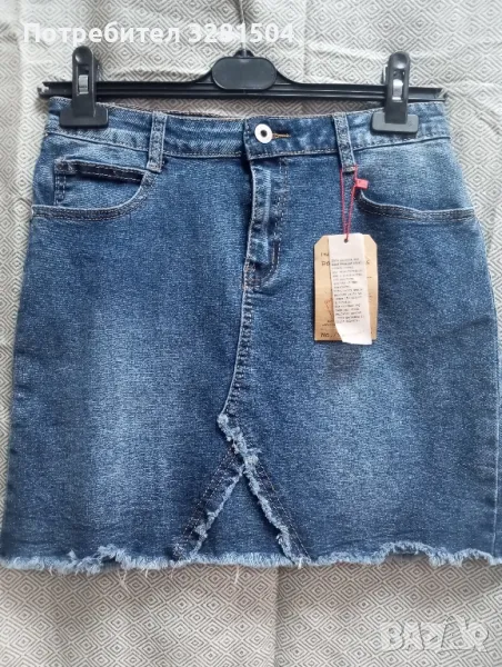 Дънкови поли. Нови., снимка 1