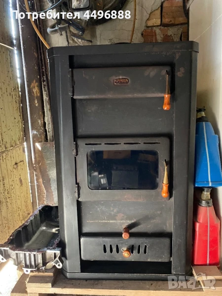 Камина на дърва Prity S3 W21с водна риза 21+5 kw, снимка 1