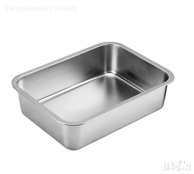 ТАВА ИНОКС ДЪЛБОКА EK-4015 SS - 40х30х15см., снимка 1