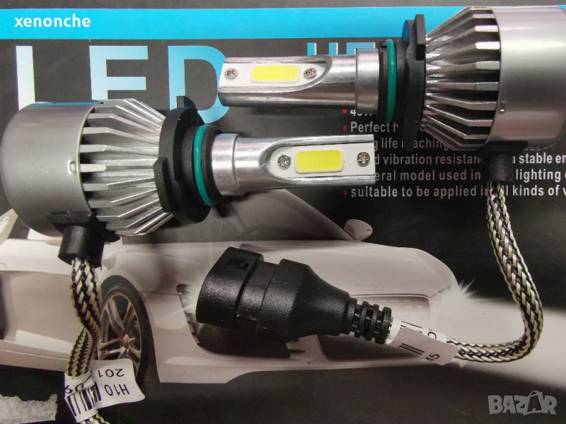 Автомобилни LED крушки -  H10, снимка 1