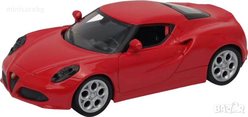 Метални колички: Alfa Romeo 4C, снимка 1