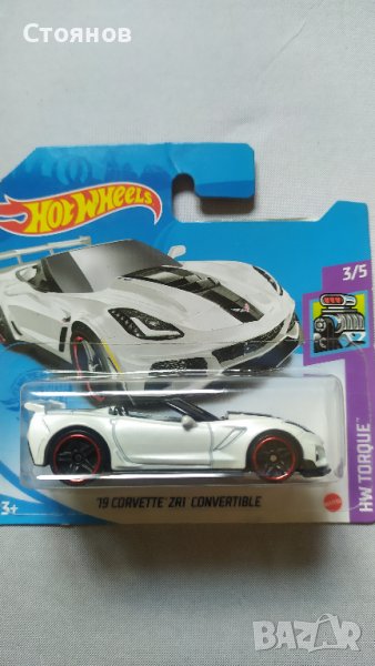 Hot Wheels '19 Corvette ZR1 Convertible, снимка 1