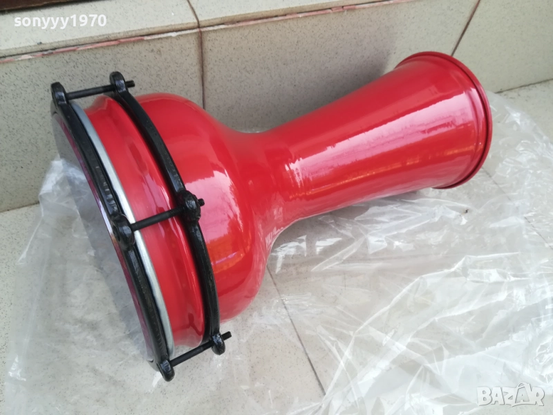 red-ГОЛЯМА ЧЕРВЕНА ТАРАМБУКА С БОЛТОВЕ ОТ СИРИЯ 2608251036, снимка 1