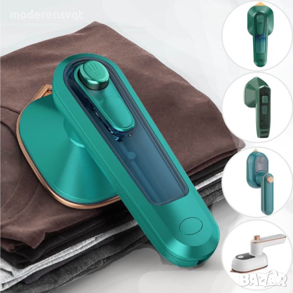 Преносима мини парна ютия за сухо и мокро гладене, снимка 1