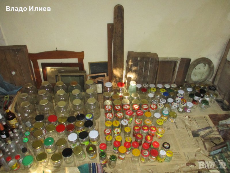 Буркани 1 и 1,7 литра,лютеница и други.Капачки за буркани-Омния и бяло тенеке, снимка 1