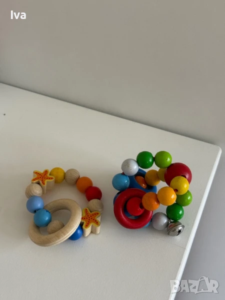 Дървени играчки дрънкалки , снимка 1