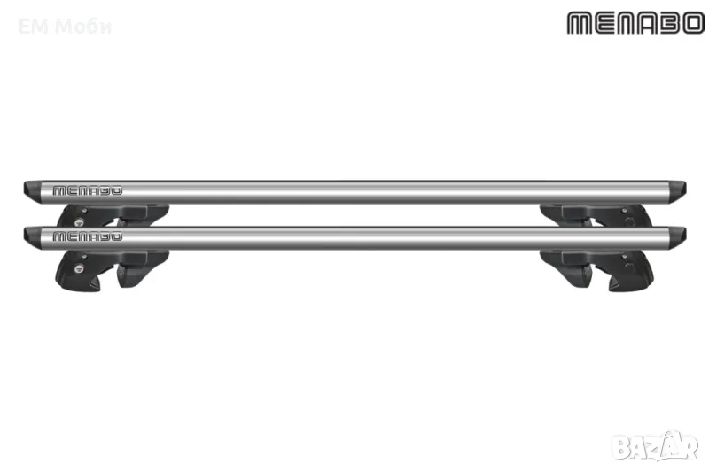 Напречни греди багажник MENABO Dozer XXL за стандартен рейлинг 150см, снимка 1