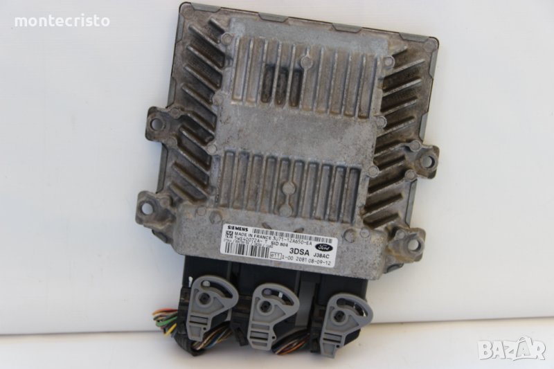 Моторен компютър Ford Fiesta MK6 (2002-2008г.) 3U71-12A650-EA / 3U7112A650EA / 5WS40072A-T SID 804, снимка 1