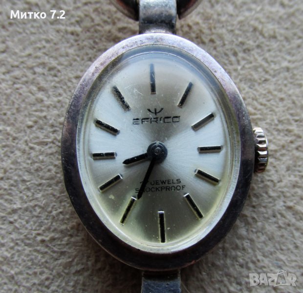 Дамски сребърен часовник Efrico, снимка 1
