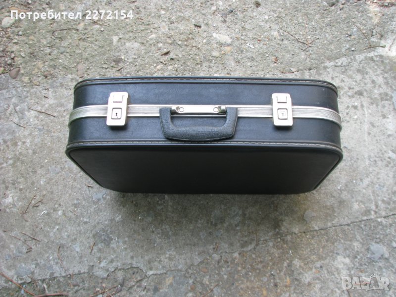 Ретро дипломатически кожен куфар, снимка 1