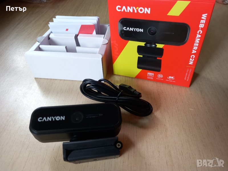 WEB-камера CANYON с микрофон, снимка 1