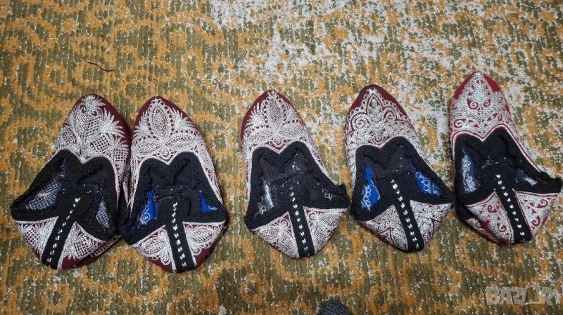 Родопски мъжки и дамски терлици, плетени чорапи, снимка 1