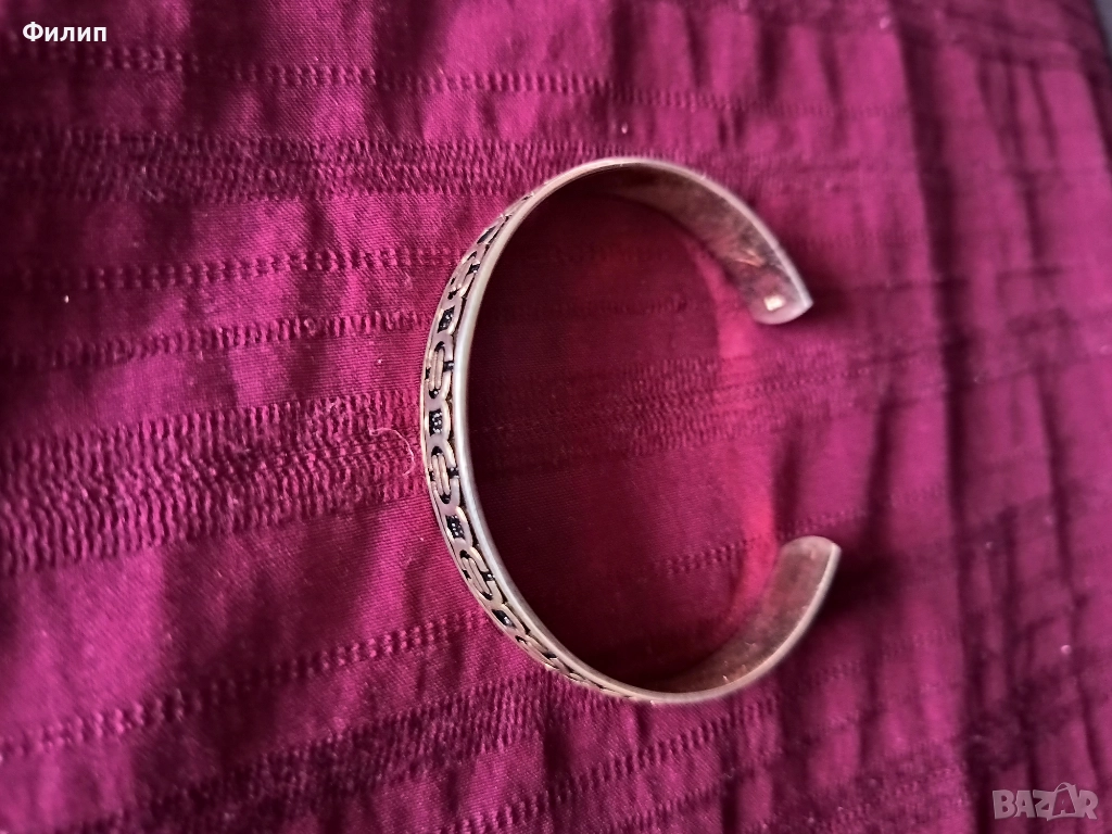 продавам сребърна гривна Версаче , снимка 1