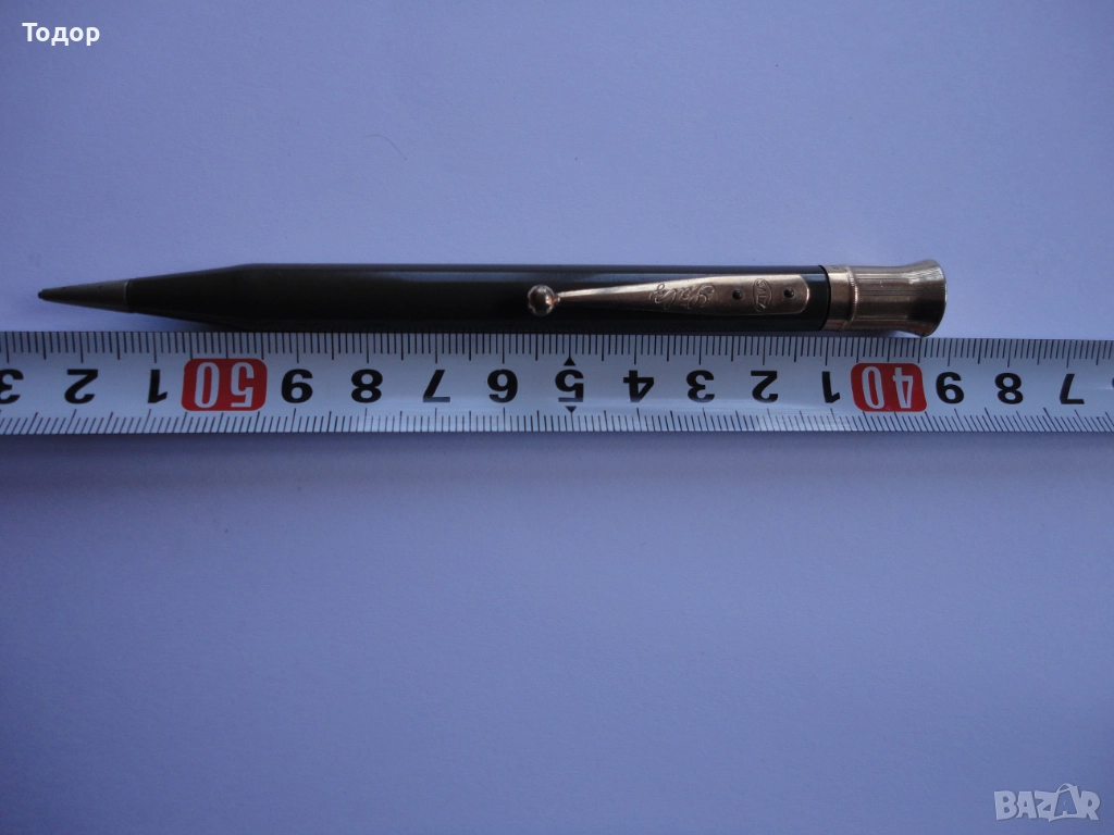 Позлатен механичен молив Sals Gold Dilled, снимка 1