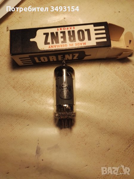 Радиолампа ECH81на фирма LORENZ, снимка 1