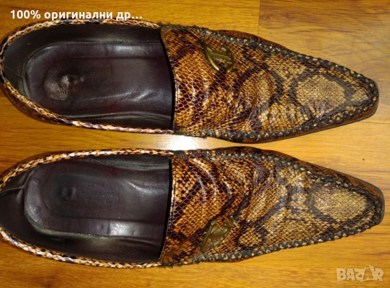 Мъжки обувки Just Cavalli Змийска кожа питон, снимка 1