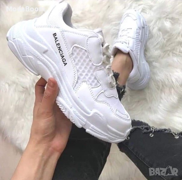 💥🤍Balenciaga унисекс бели обувки🤍💥, снимка 1