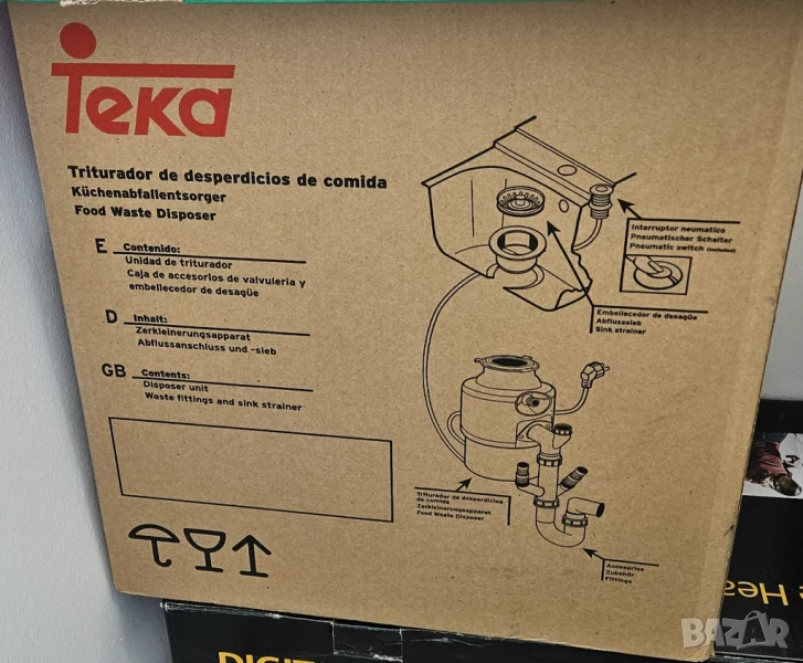 Продавам нова Teka tr 50.4 мелачка за мивка, снимка 1