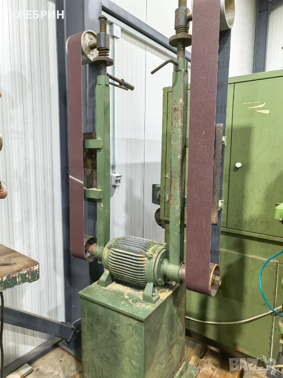 Вертикален шлайф с две шкурки и мотор 5,5кв., снимка 1