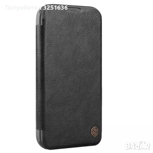 Папка Nillkin - Qin Prop Leather- iPhone 16/Iphone 16 Pro / Iphone 16 Pro Max / Iphone 16+, снимка 1