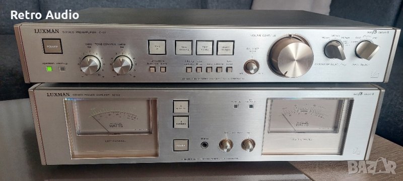 Luxman C-02, M-02 крайно стъпало и предусилвател, снимка 1