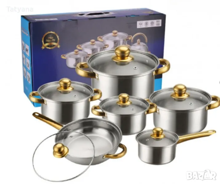 Комплект за готвене 12 части, снимка 1