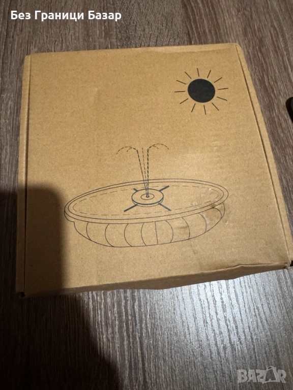 Нов Соларен фонтан помпа за езерце декоративни купи двор и градина вана за птици, снимка 1