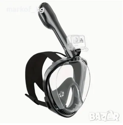 Маска с шнорхел за плуване под вода FULL FACE