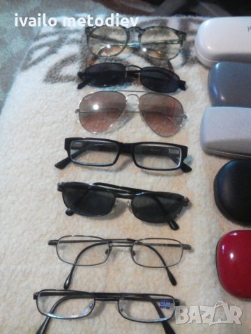 очила + кутии за очила, снимка 2 - Слънчеви и диоптрични очила - 27689024