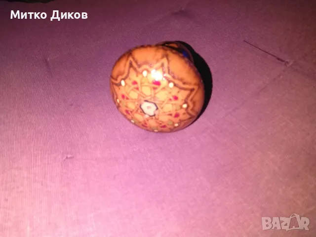 Дървена солница от соца Н-70мм и фи горе-82мм и долу-43мм, снимка 7 - Декорация за дома - 49105847