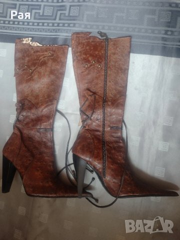 Кожени ботуши Ferde, снимка 3 - Дамски ботуши - 50673457