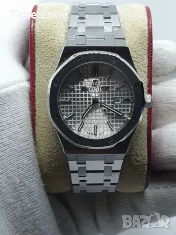 Audemars Piguet Royal Oak 33mm Steel White Dial Diamond Дамски Различни Варианти, снимка 17 - Дамски - 48183179