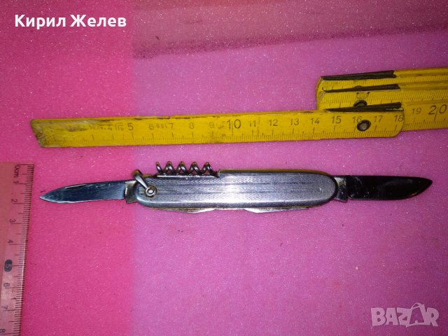 BARCEON FRANCE INOX Старо БОЦМАНСКО РЯДКО КОЛЕКЦИОНЕРСКО МАРКОВО ФРЕНСКО ДЖОБНО НОЖЧЕ 43144, снимка 5 - Колекции - 44041244