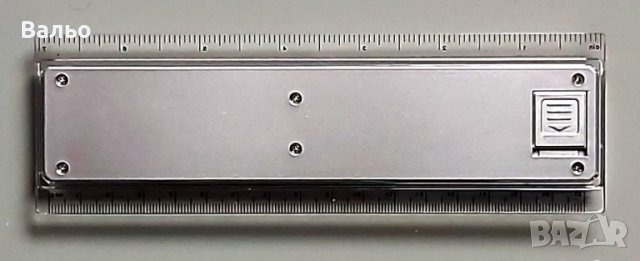 Настолен калкулатор с 2 линийки в инчове и в сантиметри, снимка 3 - Друга електроника - 39265019